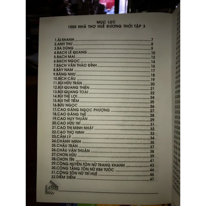 1000 nhà thơ Huế đương thời tập 3 1029553