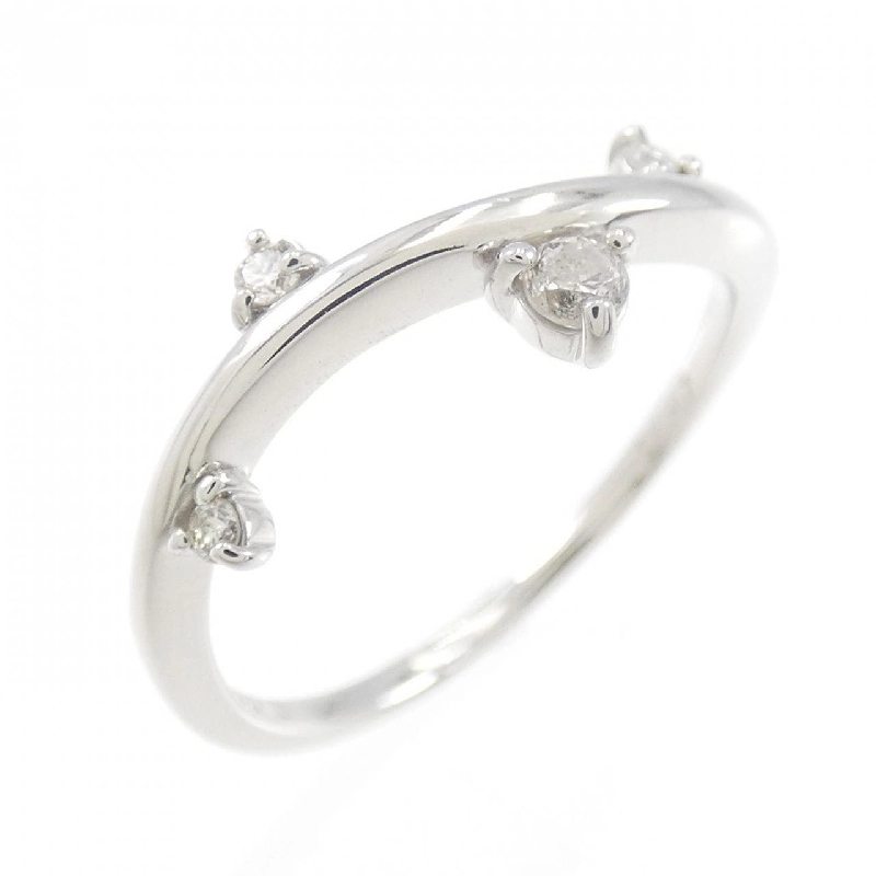 Nhẫn kim cương K18WG 0.09CT 672562