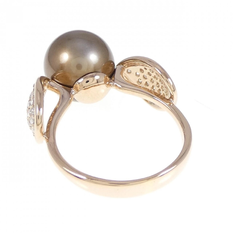 Nhẫn ngọc trai đen K18PG 10.9mm 673199