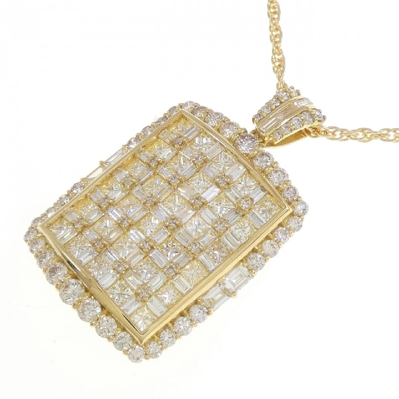 K18YG Dây chuyền kim cương 5.00CT - Hàng hiệu Chính hãng 851260