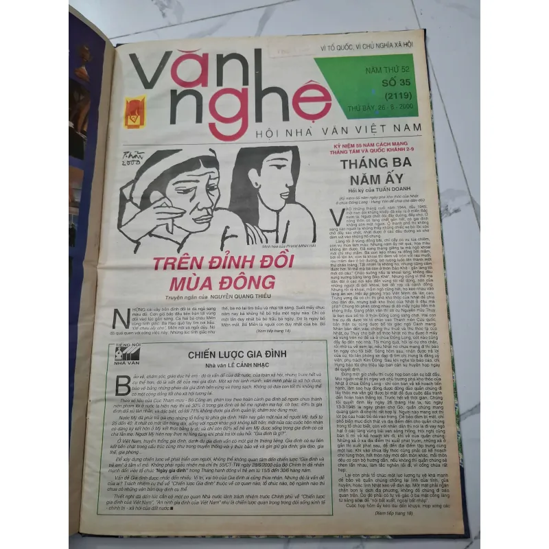 Báo Văn Nghệ 2000 số 17 đến số 35 799227