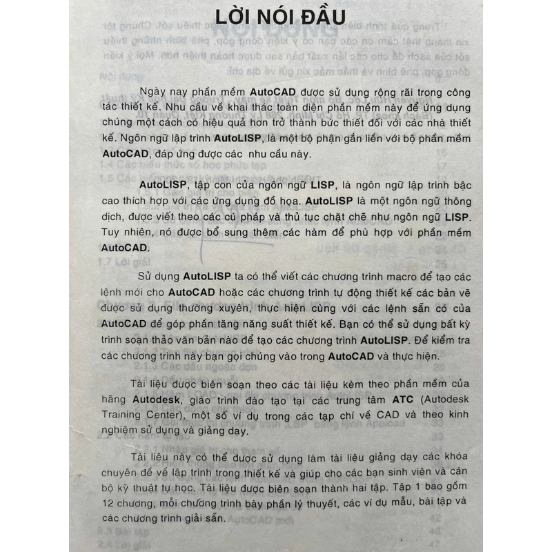 NGÔN NGỮ LẬP TRÌNH AUTOLISP(Full bộ 2 tập) 501455