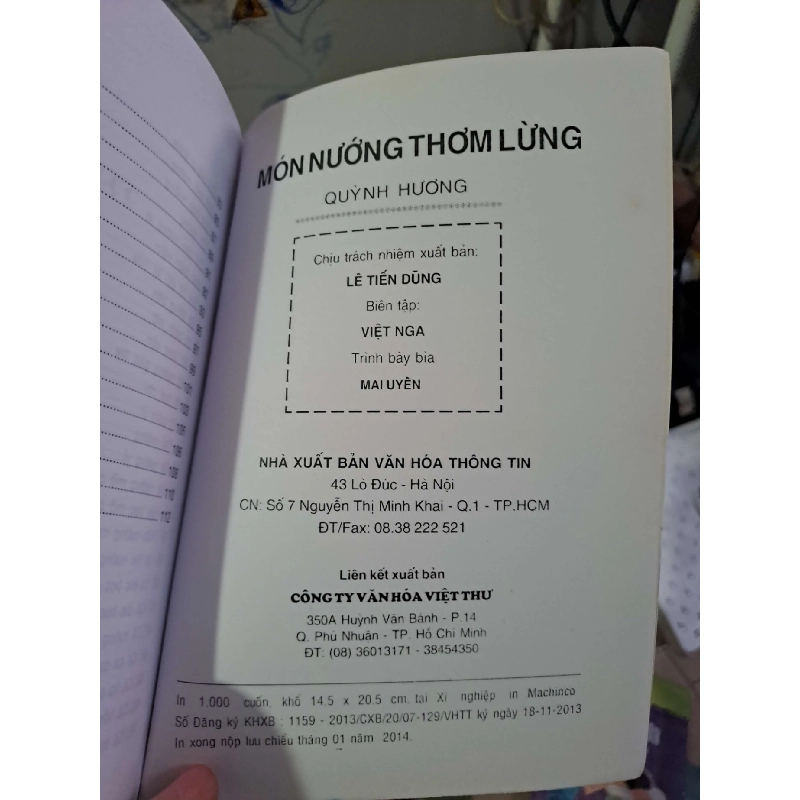 Món nướng thơm lừng - Quỳnh Hương GIÁO TRÌNH, CHUYÊN MÔN HCM0910 920367