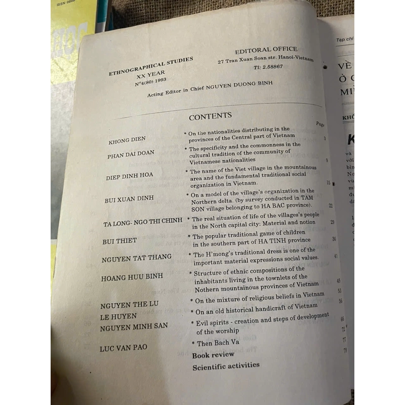 tạp chí Dân tộc học 2.1994 452602