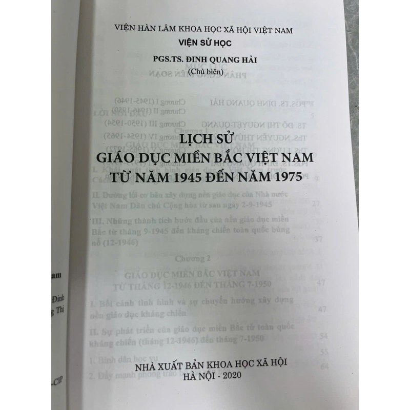 LỊCH SỬ GIÁO DỤC MIỀN BẮC VIỆT NAM TỪ NĂM 1945 ĐẾN NĂM 1975 532245