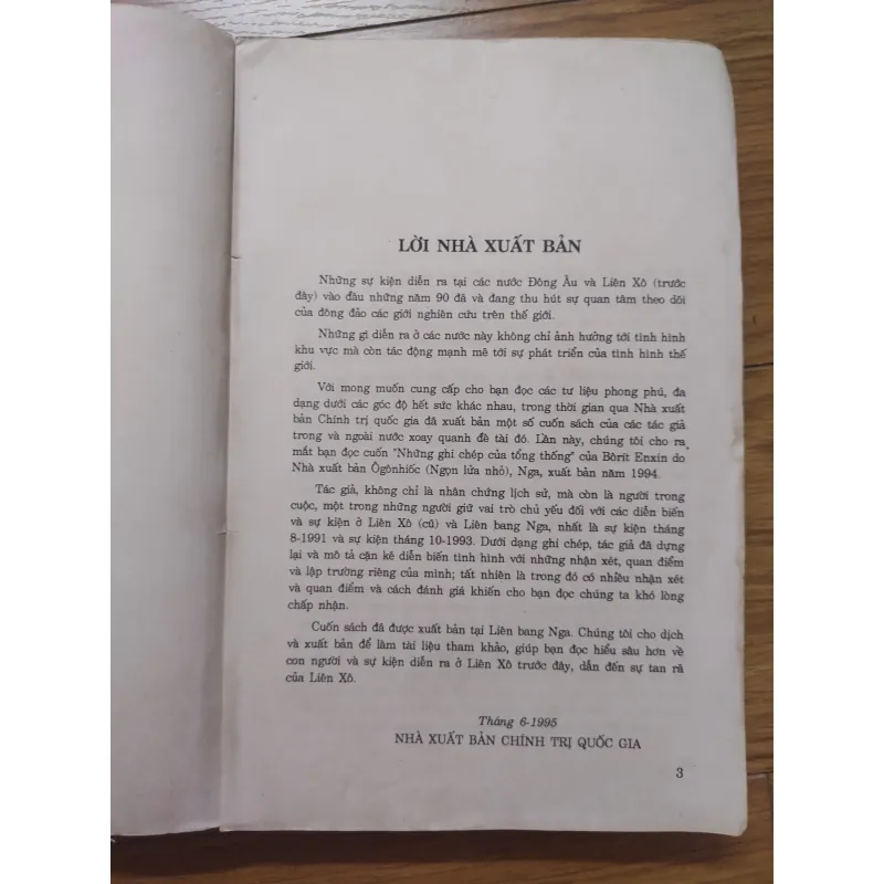 Sách: Những ghi chép của Tổng thống - TG: Boris Yeltsin 736799