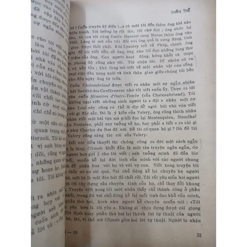 VĂN - SỐ 19 - ANDRÉ MAUROIS TỰ THUẬT 932826