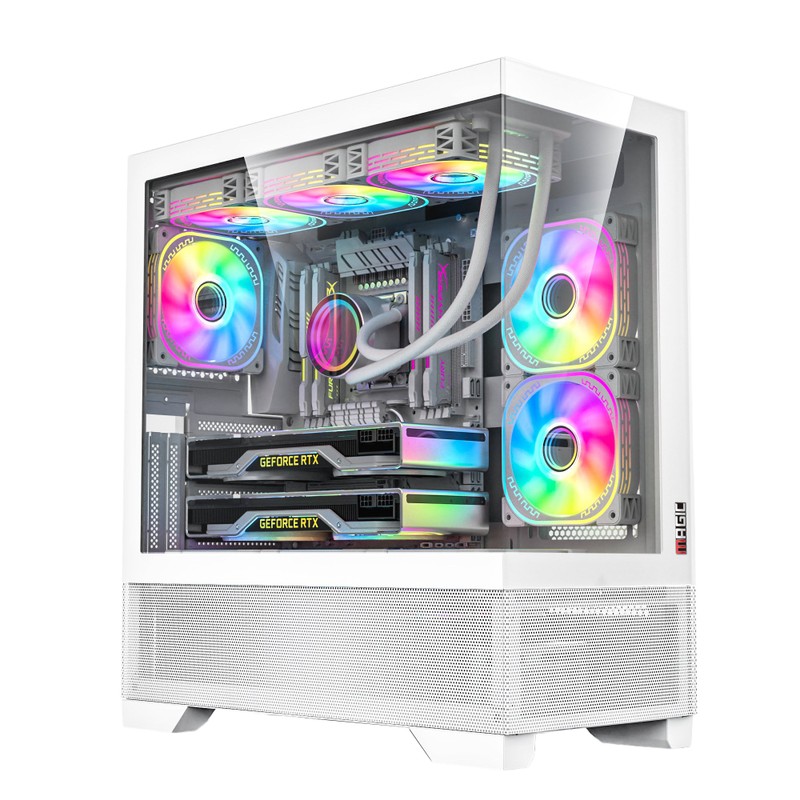 Case Magic MIX-FULL TOWER BLACK / WHITE form E-ATX chỉ 980k 75101