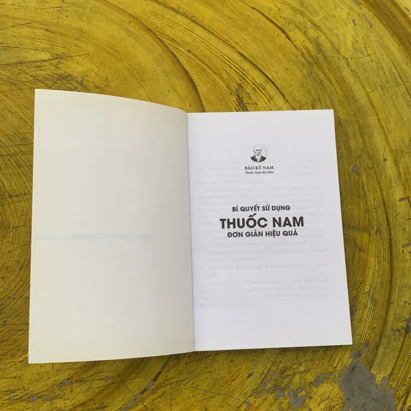  BÍ QUYẾT SỬ DỤNG THUỐC NAM ĐƠN GIẢN HIỆU QUẢ - BẢO KỲ NAM 797243