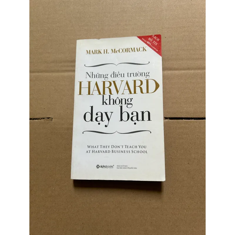 Những điều trường Harvard không dạy bạn 997076