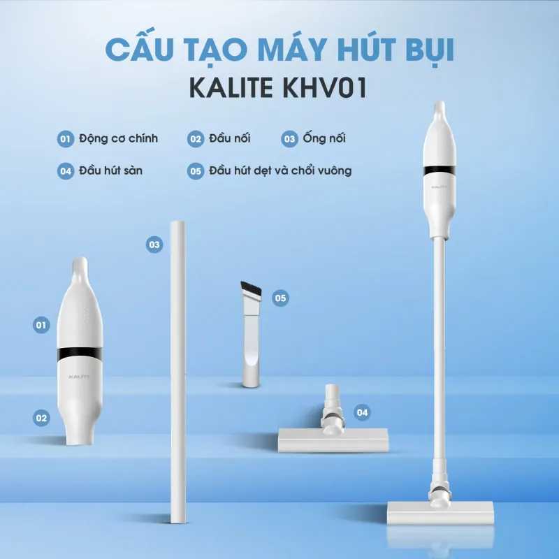 ✨ Máy Hút Bụi Kalite KHV01 – Nhẹ Tay Dọn Sạch, Sống Xanh Mỗi Ngày! 597239