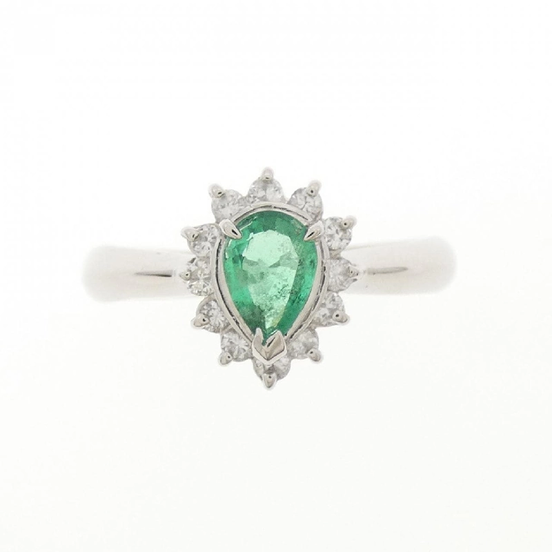 Nhẫn Emerald PT900 0.30CT - Hàng hiệu Chính hãng 855013