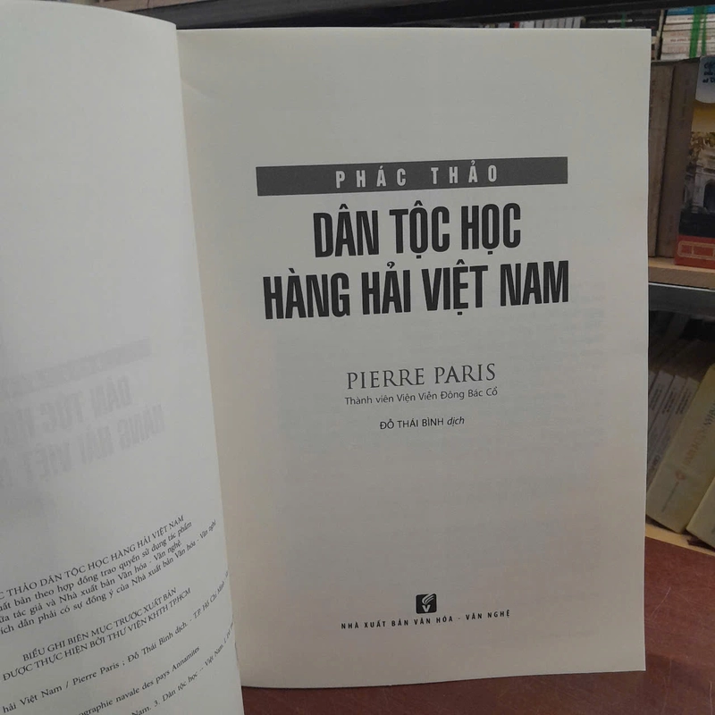 PHÁC THẢO DÂN TỘC HỌC HÀNG HẢI VIỆT NAM - PIERRE PARIS 492979