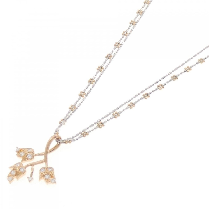 750PG/K18WG/K18YG Dây chuyền kim cương 0.27CT - Hàng hiệu Authentic 862937