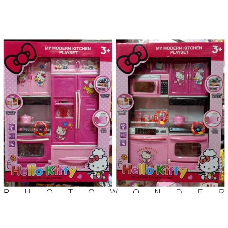 Đồ chơi nhà bếp Hello Kitty 8921 có đèn và âm thanh chọn ngẫu nhiên 301925