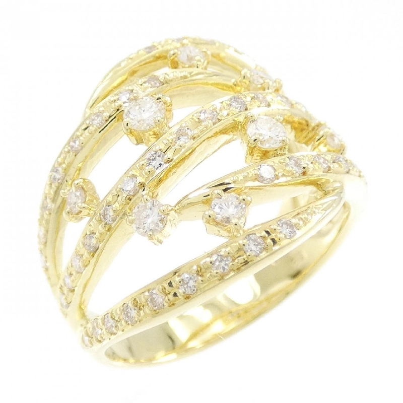 Nhẫn kim cương K18YG 0.60CT 671828