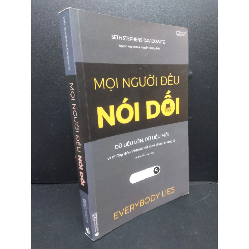 Mọi Người Đều Nói Dối mới 70% ố vàng, có vết mực 2020 HCM2405 Seth Stephens-Davidowitz SÁCH TÂM LÝ 147671