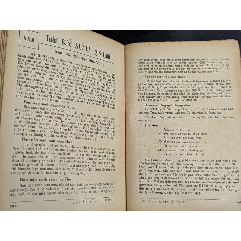 Lịch sách tử vi quý sửu 1973 125749