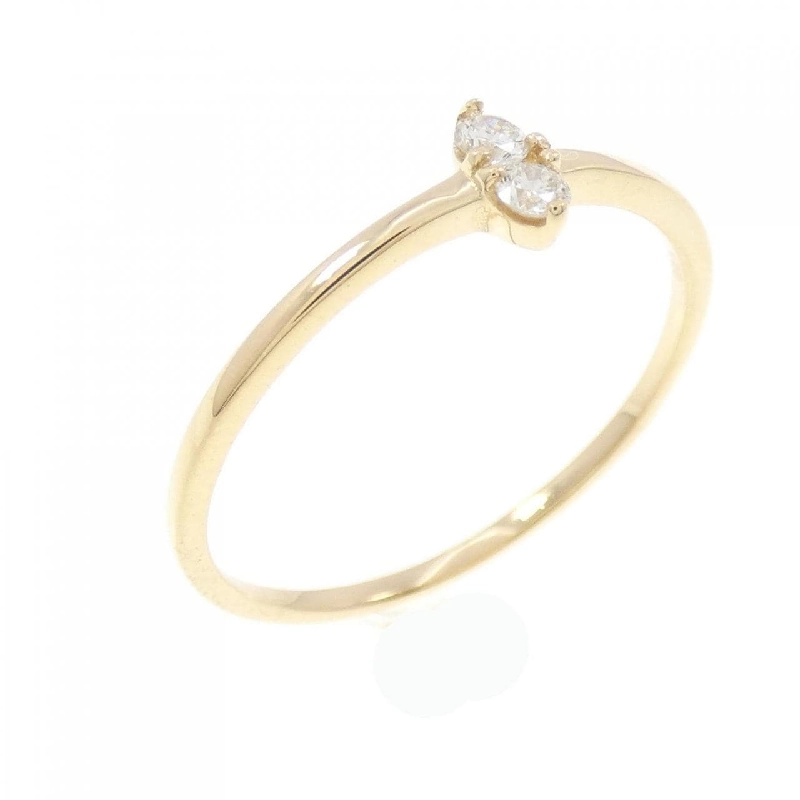 【Remake】Nhẫn kim cương K18YG 0.06CT 673238