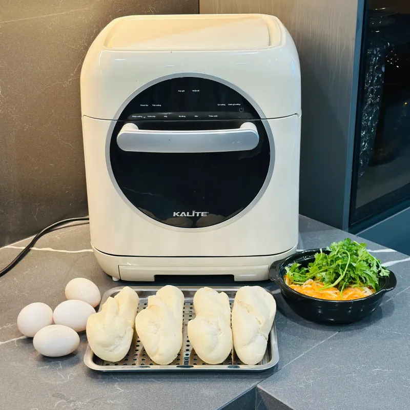 ♨️🍗 Công nghệ Steam Tech Fusion 4in1 – Chiên, hấp, nướng, rã đông 730651