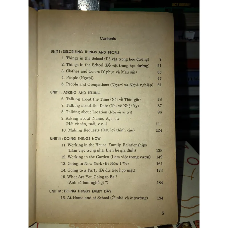 English for today book one - At home and at school (song ngữ) 798917