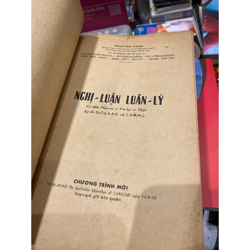 Nghị luận luân lý - Trịnh Văn Thanh 594159
