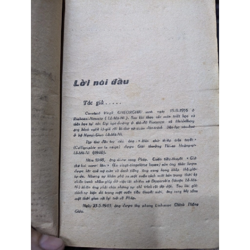 Nghiệp chướng - C.V.Gheorghiu ( bản dịch của Võ Lang ) 740245