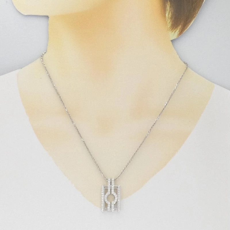 750WG/K18WG Dây chuyền kim cương 0.90CT - Hàng hiệu Chính hãng 861954