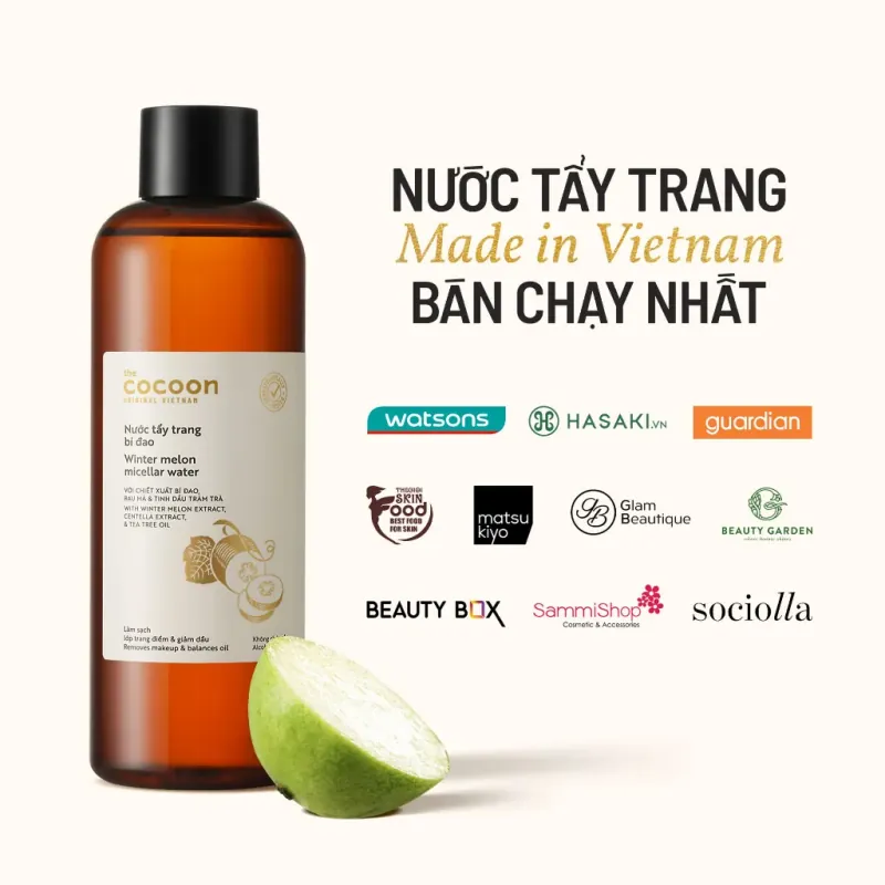 Nước tẩy trang bí đao Cocoon 500ml 1009334
