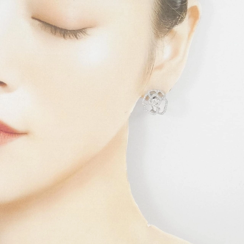 Bông tai kim cương 750WG - Hàng hiệu Authentic 863909