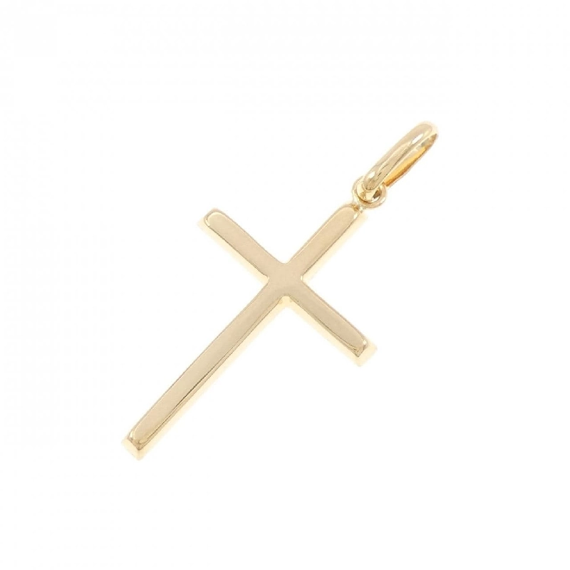 K18YG Mặt dây chuyền hình chữ thập - Hàng hiệu Chính hãng 863875