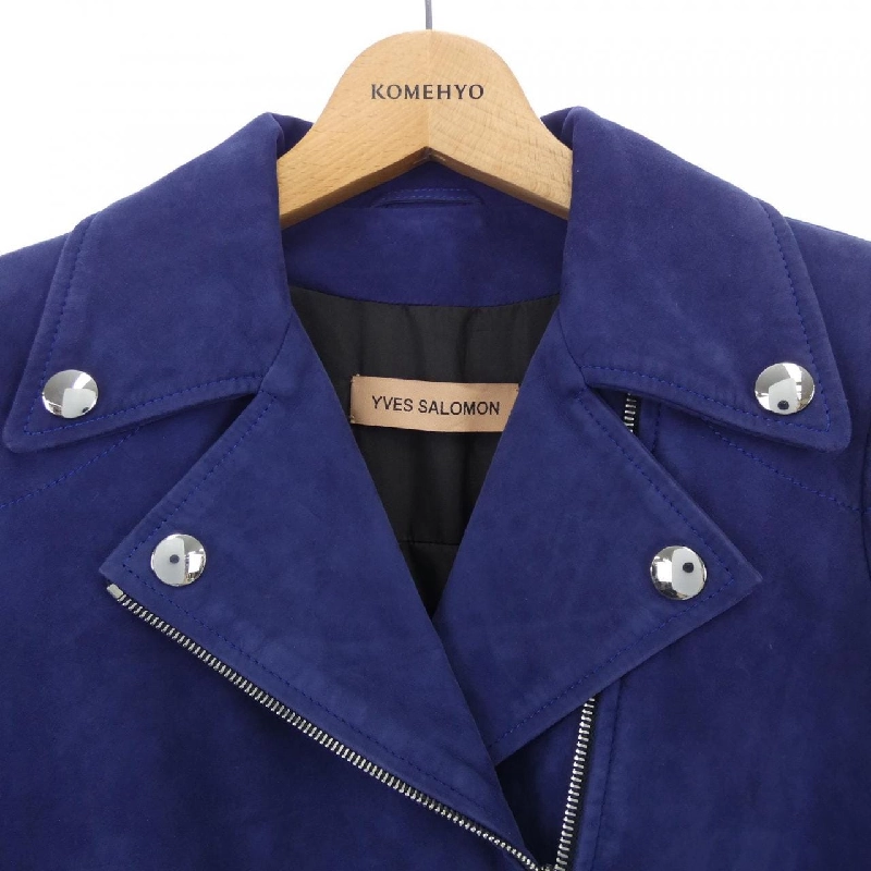 Áo khoác da YVES SALOMON - Hàng hiệu Authentic 818364