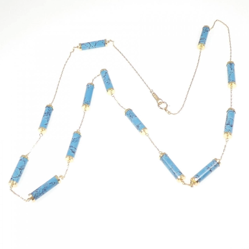 K18YG Đá giả Dây chuyền - Hàng hiệu Chính hãng 848104