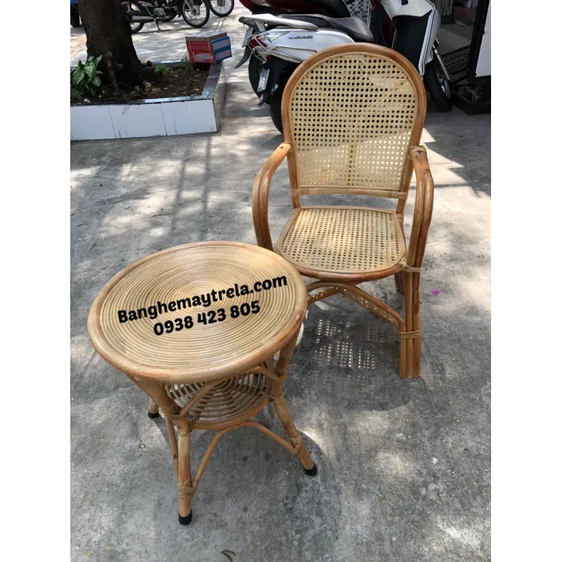 Ghế mây mắt cáo giá rẻ 627598