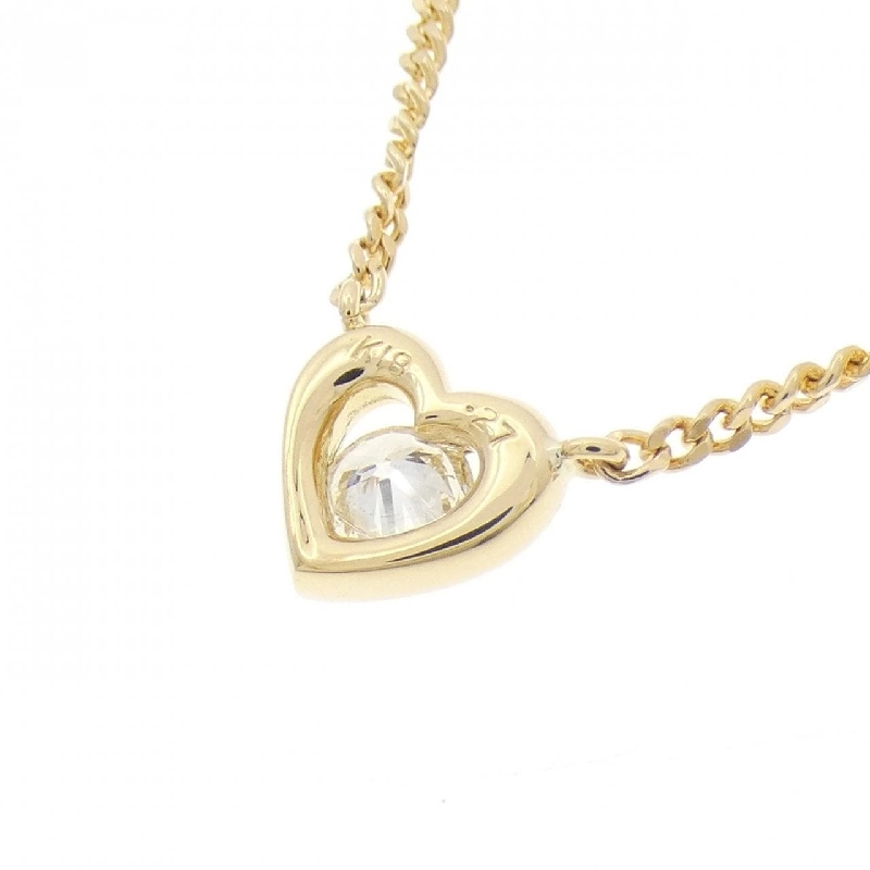 K18YG Dây chuyền kim cương hình trái tim 0.27CT - Hàng hiệu Chính hãng 857838