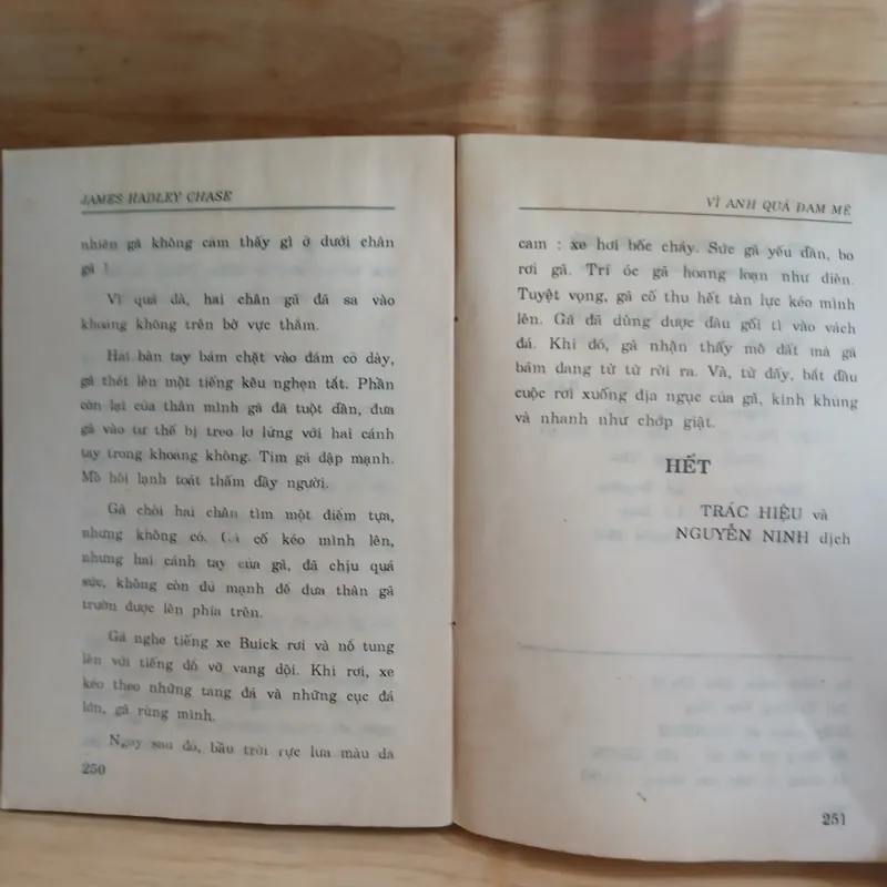 Tiểu Thuyết Trinh Thám ▪︎ Vì Anh Quá Đam Mê (Bộ 2 Tập) - James Hadley Chase 593862