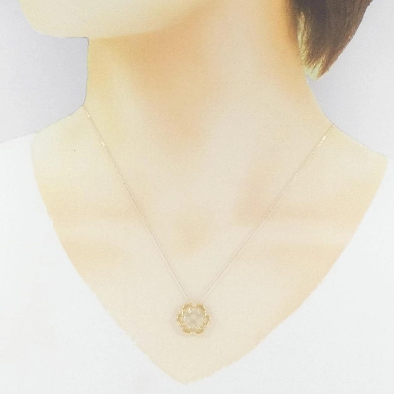 K18YG Dây chuyền kim cương - Hàng hiệu Authentic 862760