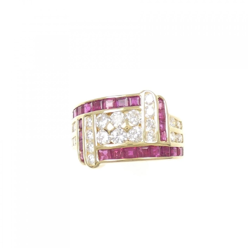 Nhẫn Ruby 750YG 1.77CT - Hàng hiệu Chính hãng 852874