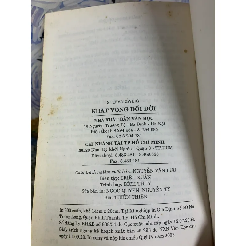 Khát Vọng Đổi Đời – Stefan Zweig 928062