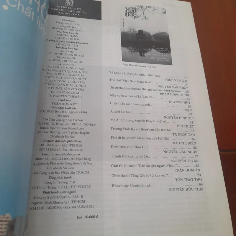 Tạp chí XƯA & NAY số 490 tháng 12-2017 751815