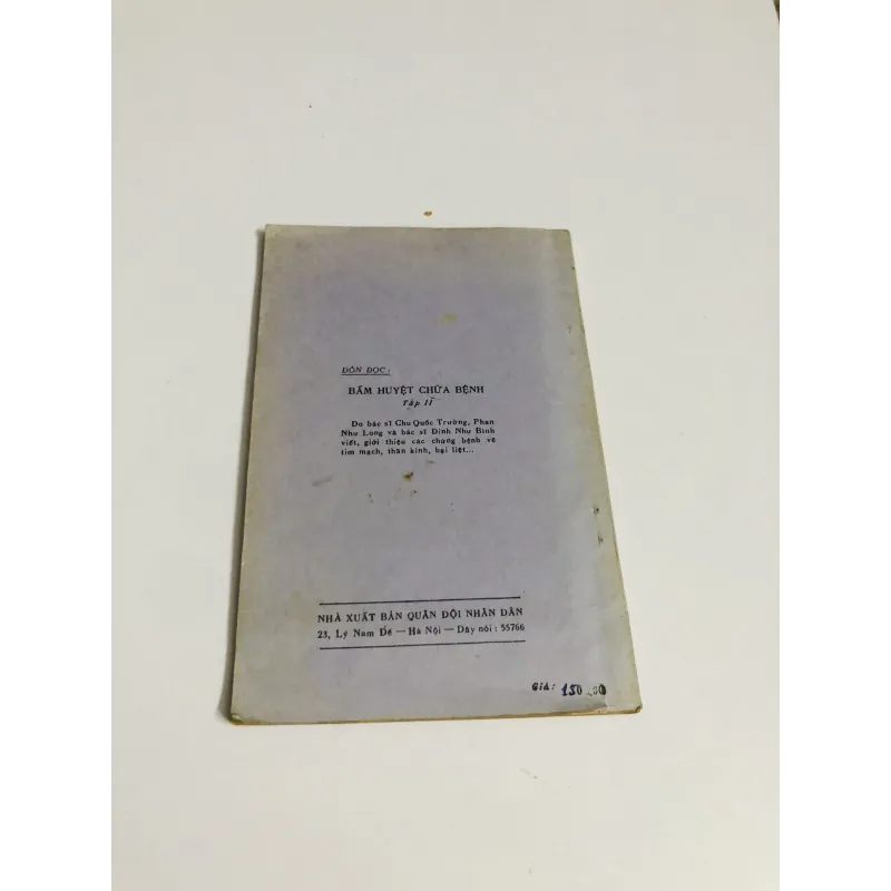 BẤM HUYỆT CHỮA BỆNH ( kèm sơ đồ các công thức huyệt điều trị ) 780380