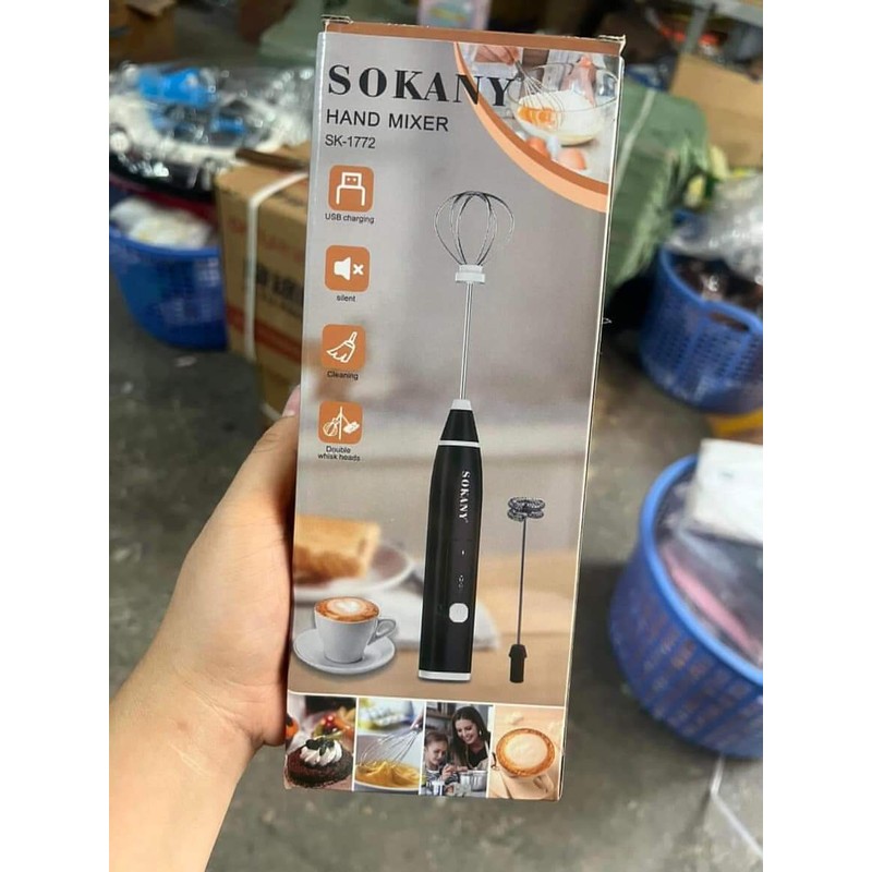 Đánh trứng, pha đồ uống, tạo bọt cafe sonaky 141501