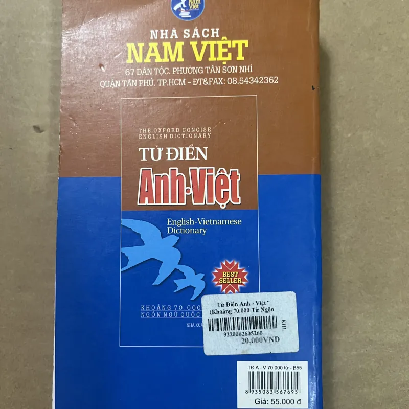 Từ điển Anh Việt 1010351