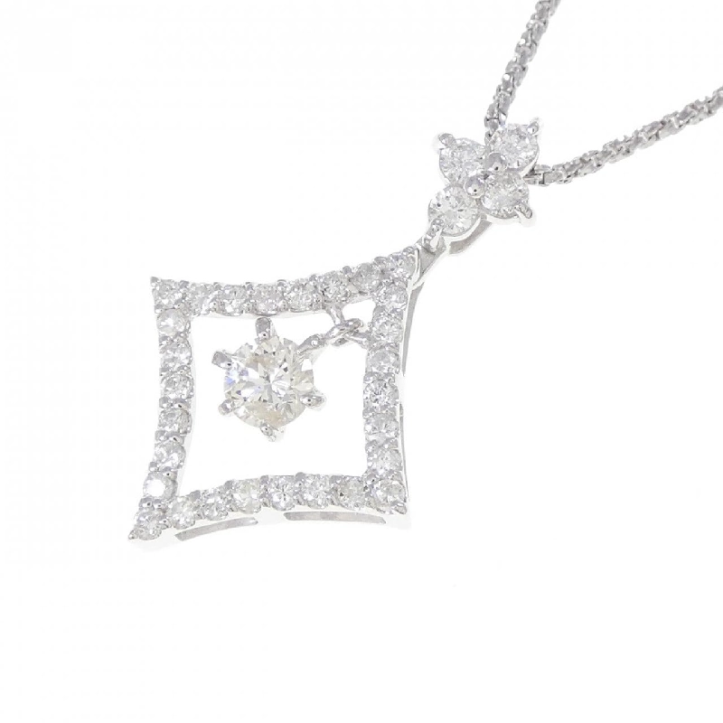 K18WG Dây chuyền kim cương 0.19CT - Hàng hiệu Chính hãng 857189