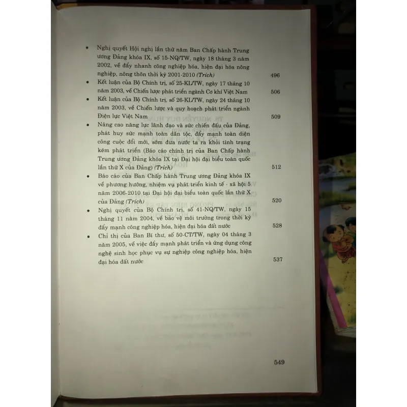 Văn kiện Đảng về công nghiệp hóa, hiện đại hóa  755309
