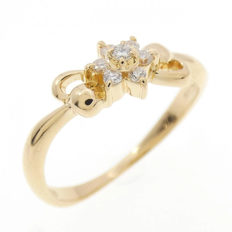 Nhẫn kim cương hoa K18YG 0.07CT - Hàng hiệu Authentic 851478