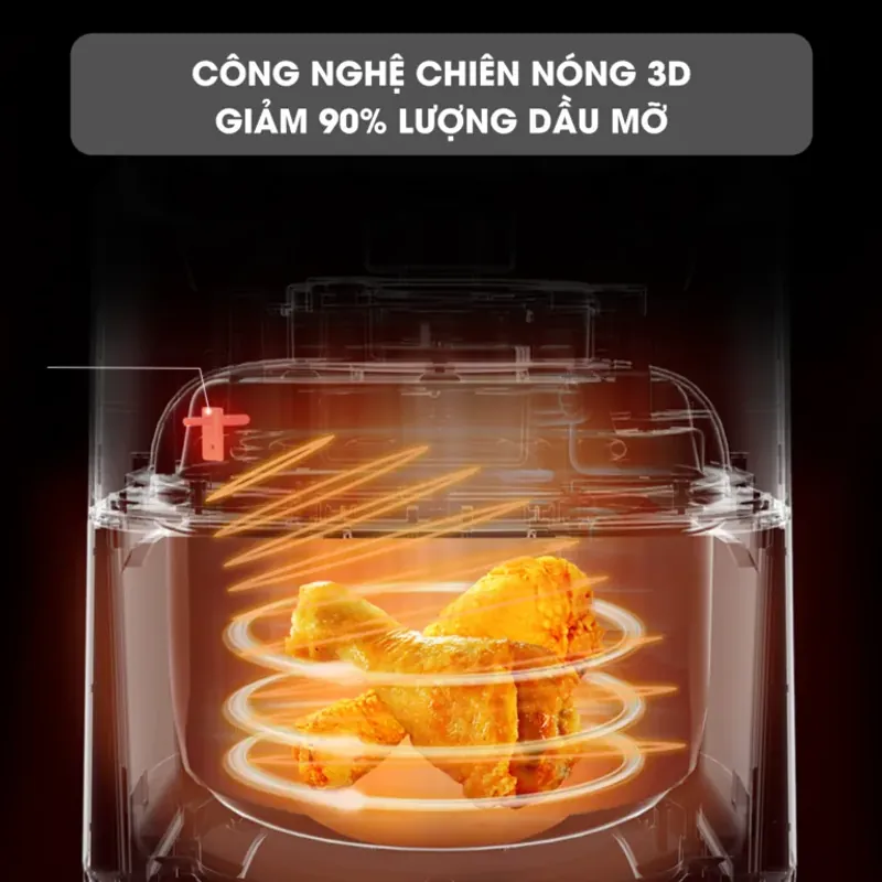 Nồi Chiên Q8 – Công Nghệ Rapid Air 360° Giúp Thực Phẩm Giòn Đều, Mềm Mọng 707041