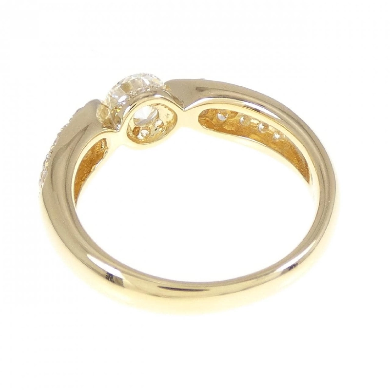 Nhẫn kim cương K18YG 0.535CT 671686