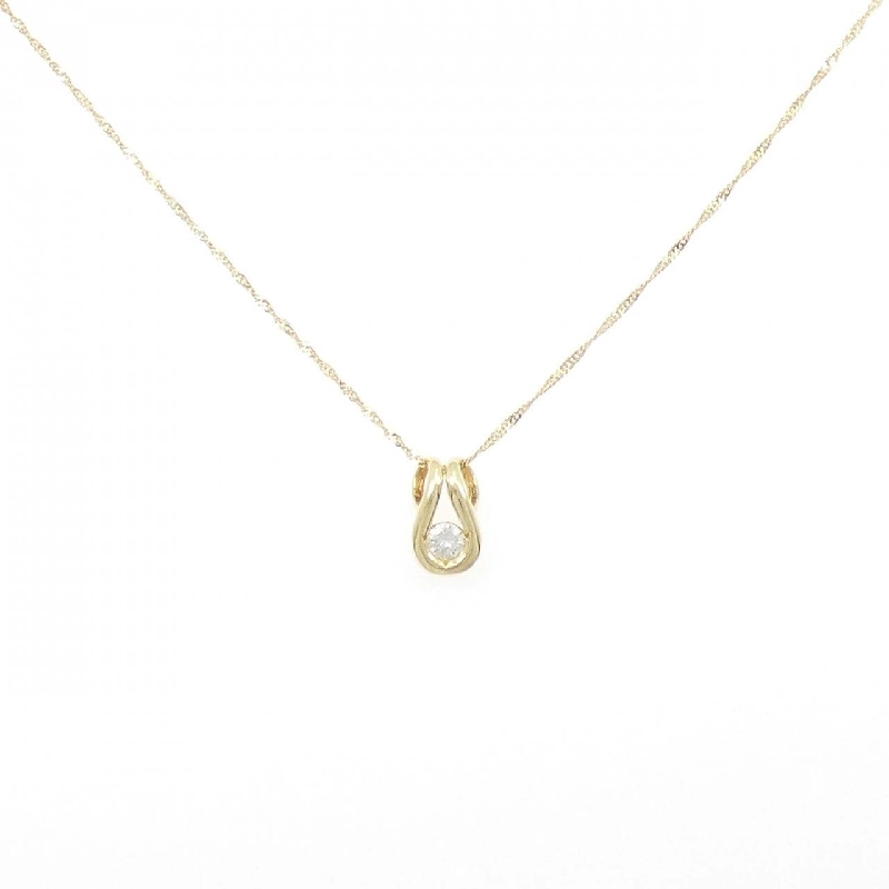 K18YG/750YG Dây chuyền kim cương 0.11CT - Hàng hiệu Chính hãng 859653