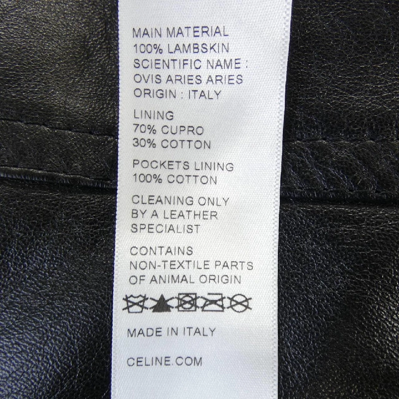 Áo khoác da cắt ra CELINE 2EF32280D - Hàng hiệu Authentic 888199